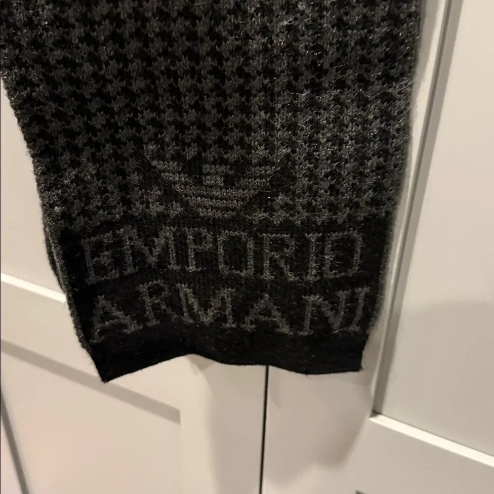 Emporio Armani Dark Gray kids Scarf and hat